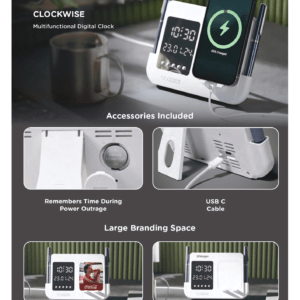 LED desk alarm clock - Image 2