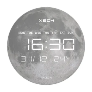 LumiChron Elite-  LED wall and table clock(Moon)